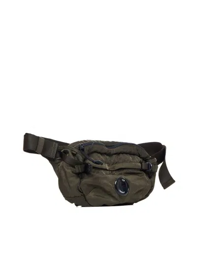 Shop C.p. Company Green Bag In Ivy Green