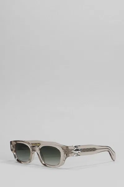 Shop Cutler And Gross Cutler & Gross The Great Frog Sunglasses In Transparent