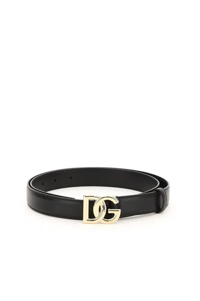 Shop Dolce & Gabbana Belts In Black