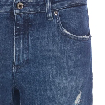 Dolce & Gabbana 5-pocket Skinny Jeans In Blue