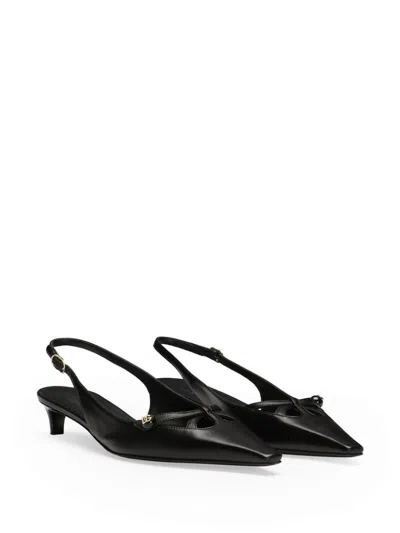 Shop Dolce & Gabbana Slingback Shoes In Black