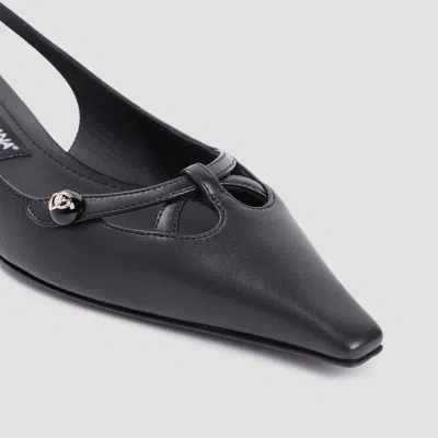 Dolce & Gabbana Slingback Seta In Black