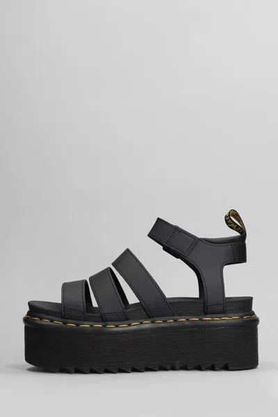 Shop Dr. Martens' Dr. Martens Blaire Quad Wedges In Black