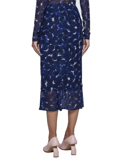 Shop Dries Van Noten Skirts In Blue