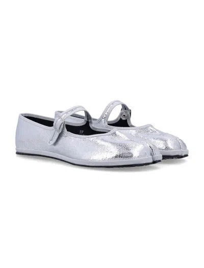 Drogheria Crivellini Fu-tabi Ballet Flats In Silver