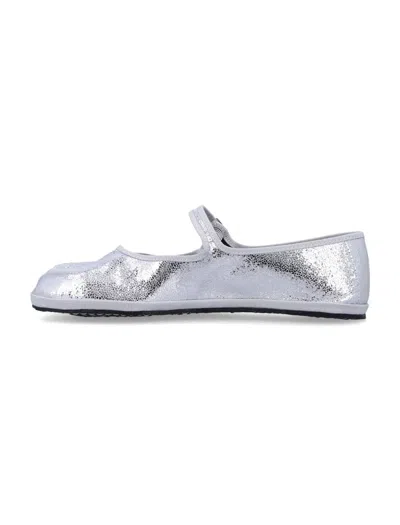 Drogheria Crivellini Fu-tabi Ballet Flats In Silver