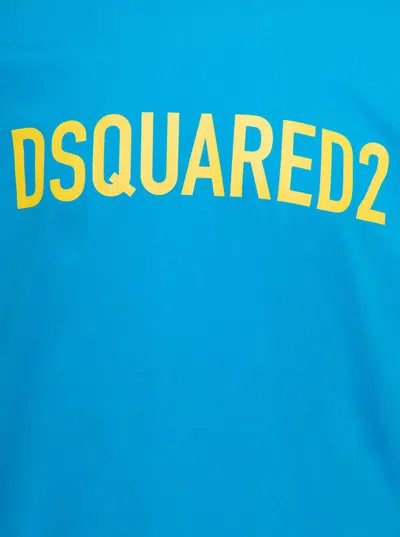 Shop Dsquared2 T-shirts In Blue