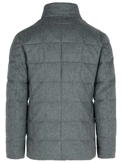 Shop Fay Grey Virgin Wool Jacket