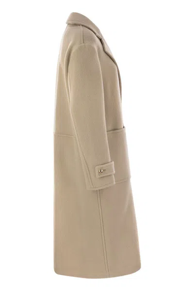 Fay Contemporary Wool And Cashmere Jacket In Beige