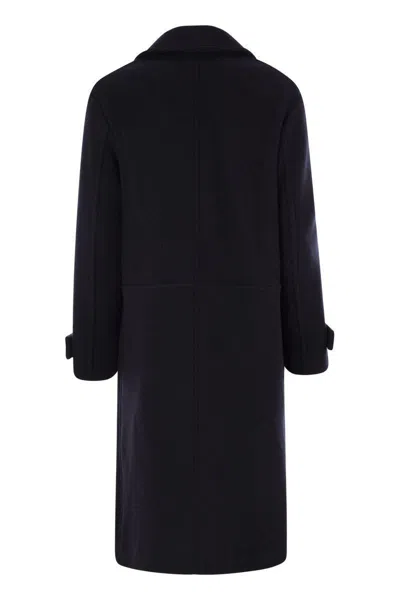 Fay Wool And Cashmere Coat In Blue
