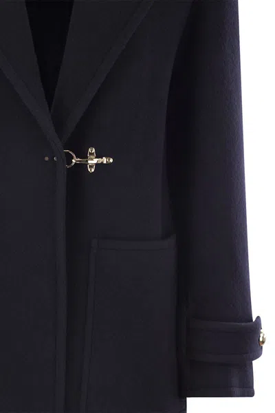 Fay Wool And Cashmere Coat In Blue