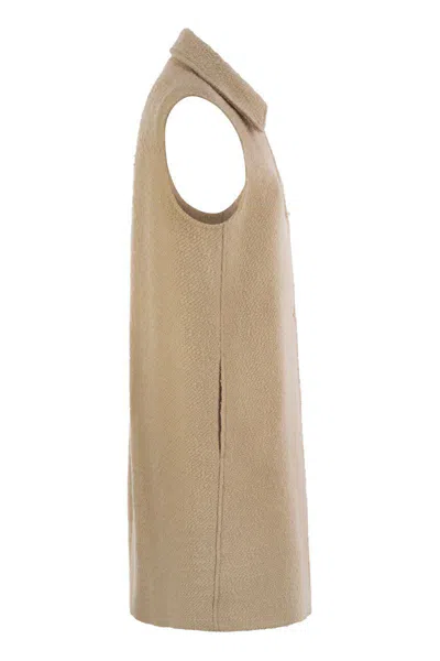 Fay 3 Ganci Lined Waistcoat In Beige