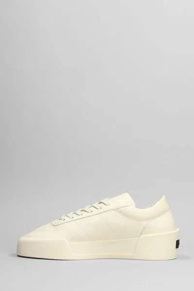 Shop Fear Of God Aerobic Low Sneakers In Beige