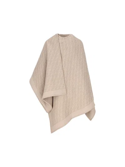 Shop Fendi Jackets In Beige