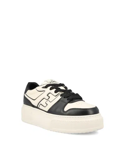 Shop Fendi Sneakers In Ner+b.ic+ner+bia.ice