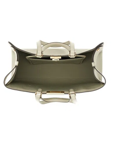 Shop Fendi X-tote Bag In Green