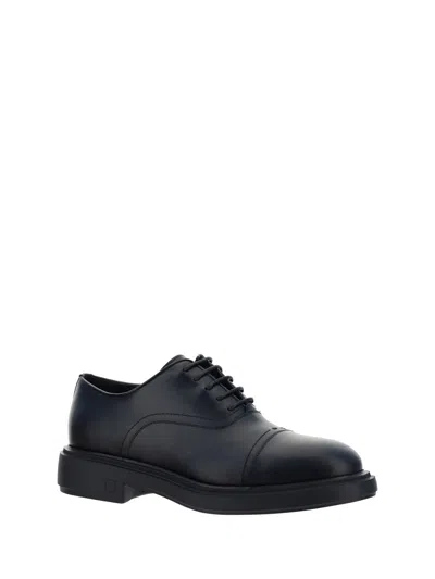 Ferragamo Balmoral Oxford Shoes In Black