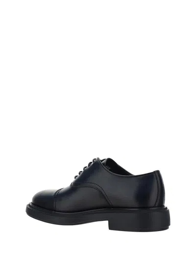 Ferragamo Balmoral Oxford Shoes In Black