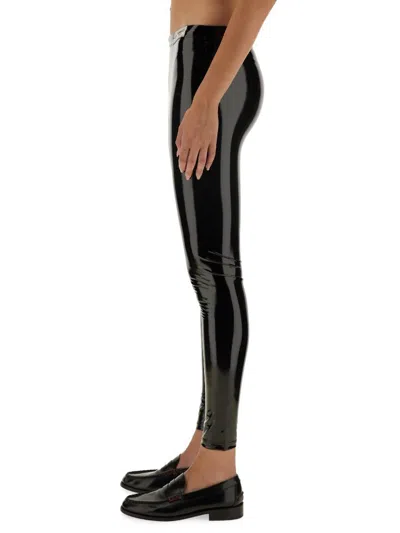 Shop Fiorucci Vinyl Leggings In Black