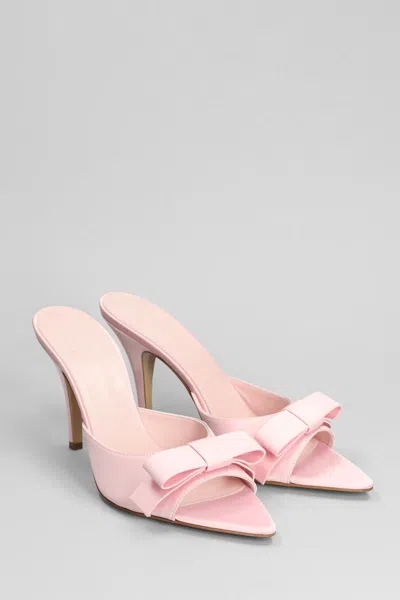 Shop Gia Borghini Honorine Slipper-mule In Pink