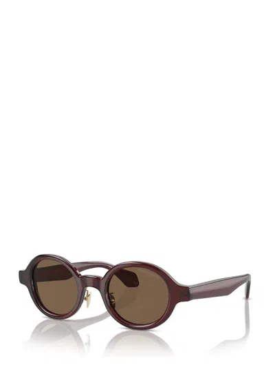 Shop Giorgio Armani Sunglasses In Brown