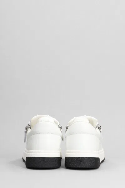 Shop Giuseppe Zanotti Gz94 Sneakers In White