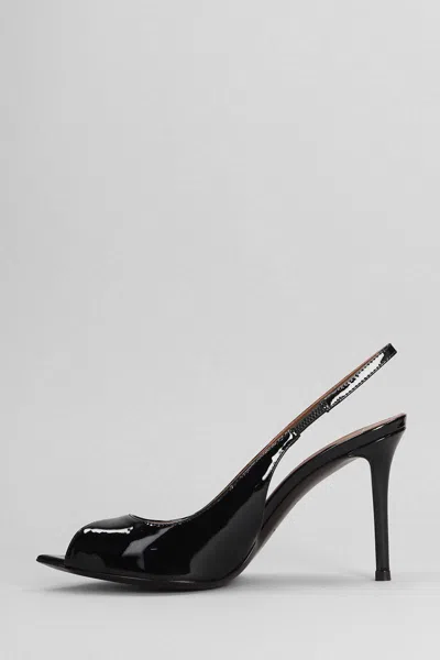 Giuseppe Zanotti Intriigo Pumps In Black Leather In Black