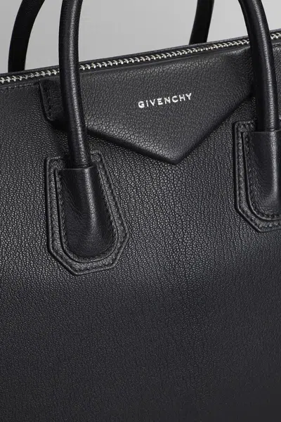 Shop Givenchy Antigona Shoulder Bag In Black