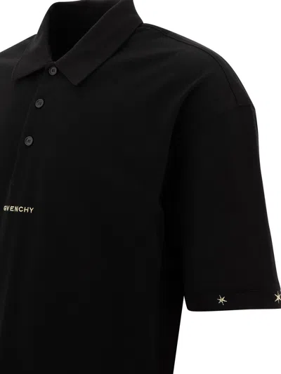 Givenchy Polo Con Logo In Black