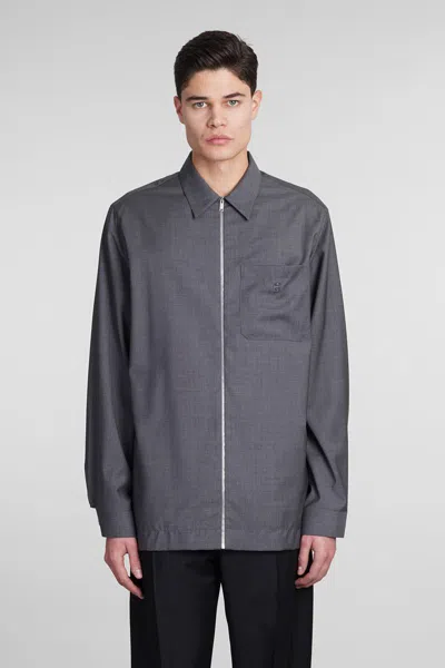 Shop Givenchy Shirt In Grey