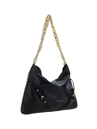 Givenchy Medium Voyou Chain Bag In Leather In Black