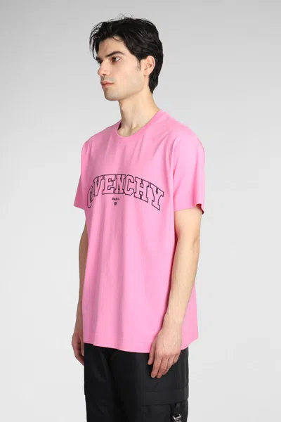 Givenchy T-shirt In Rose-pink Cotton In Pink
