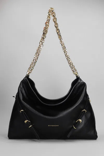 Givenchy Medium Voyou Chain Bag In Leather In Black