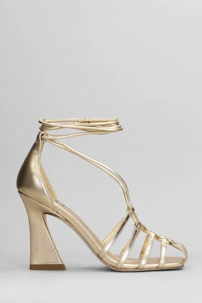 Shop Gold & Rouge Butia Sandals