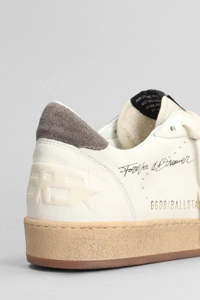 Shop Golden Goose Ball Star Sneakers In White