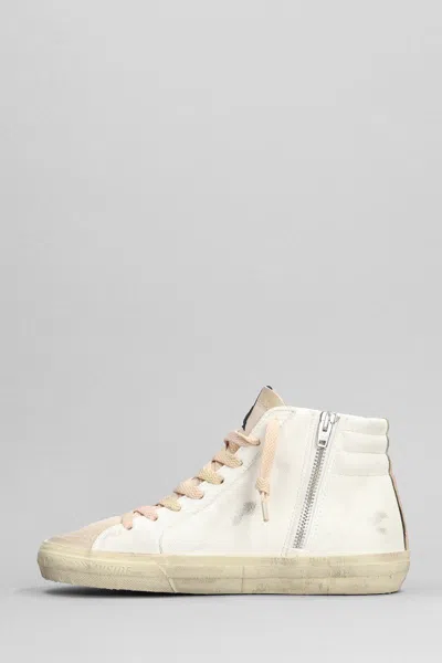 Golden Goose Slide Sneakers In White