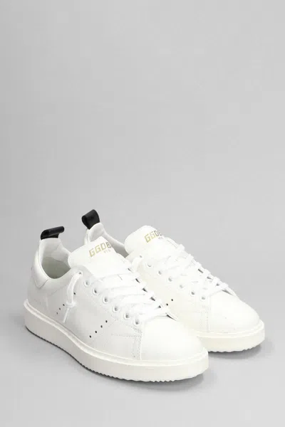Golden Goose Starter Sneakers In White