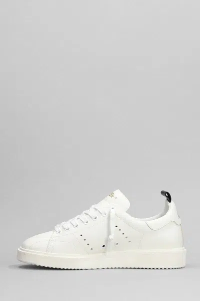 Golden Goose Starter Sneakers In White