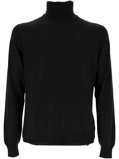 Gran Sasso Man Turtleneck Navy Size 46 Virgin Wool