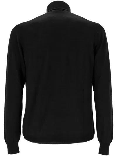 Gran Sasso Man Turtleneck Navy Size 46 Virgin Wool