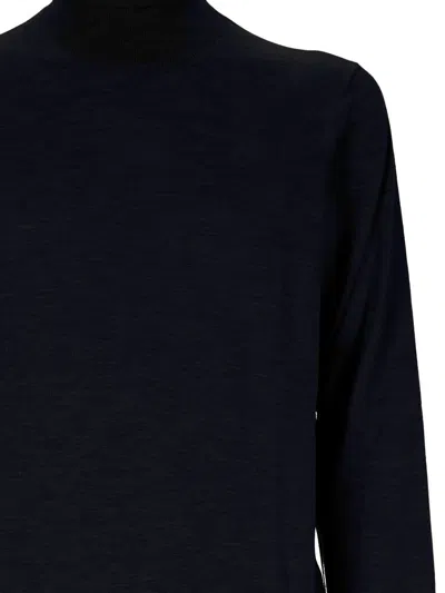 Gran Sasso Man Turtleneck Navy Size 46 Virgin Wool