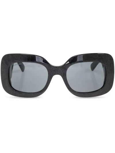 Shop Gucci Eyewear Sunglassses Accessories In Black