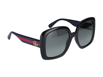 Shop Gucci Eyewear Sunglasses In Black