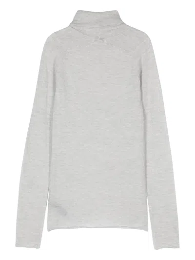 Haikure Mélange-effect Sweater In Beige