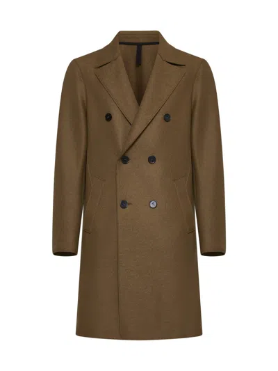 Shop Harris Wharf London Coats In Shortbread