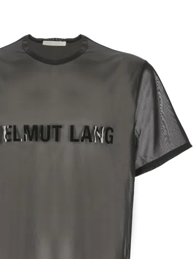 Shop Helmut Lang T-shirt With Logo In Black