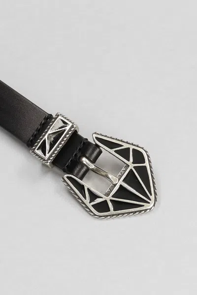 Isabel Marant Coraline Belts In Black Leather In Black
