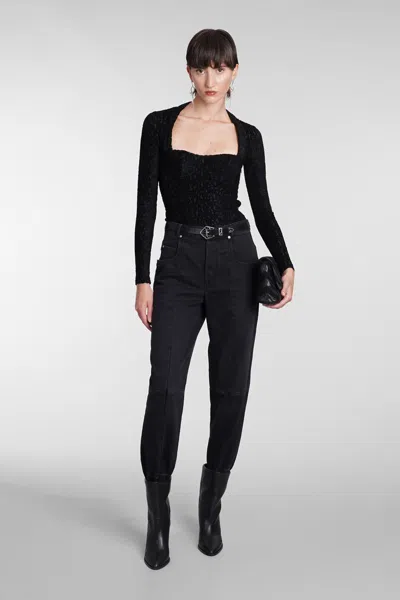 Shop Isabel Marant Dwayne Topwear In Black