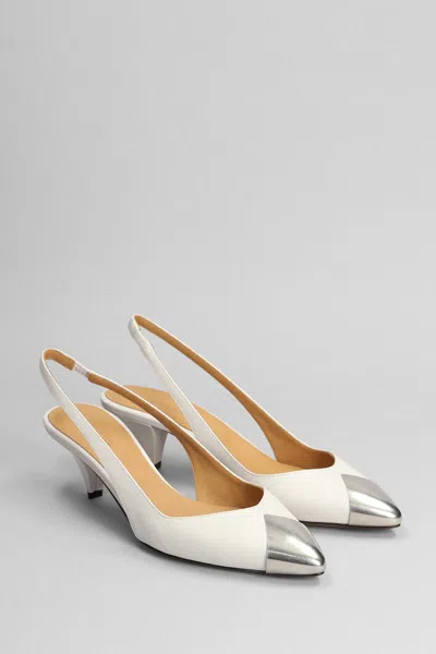 Shop Isabel Marant Elina Pumps In White