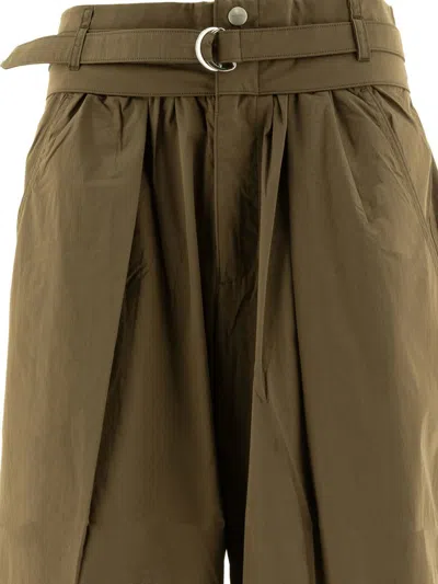 Shop Isabel Marant Étoile "celia" Trousers In Green